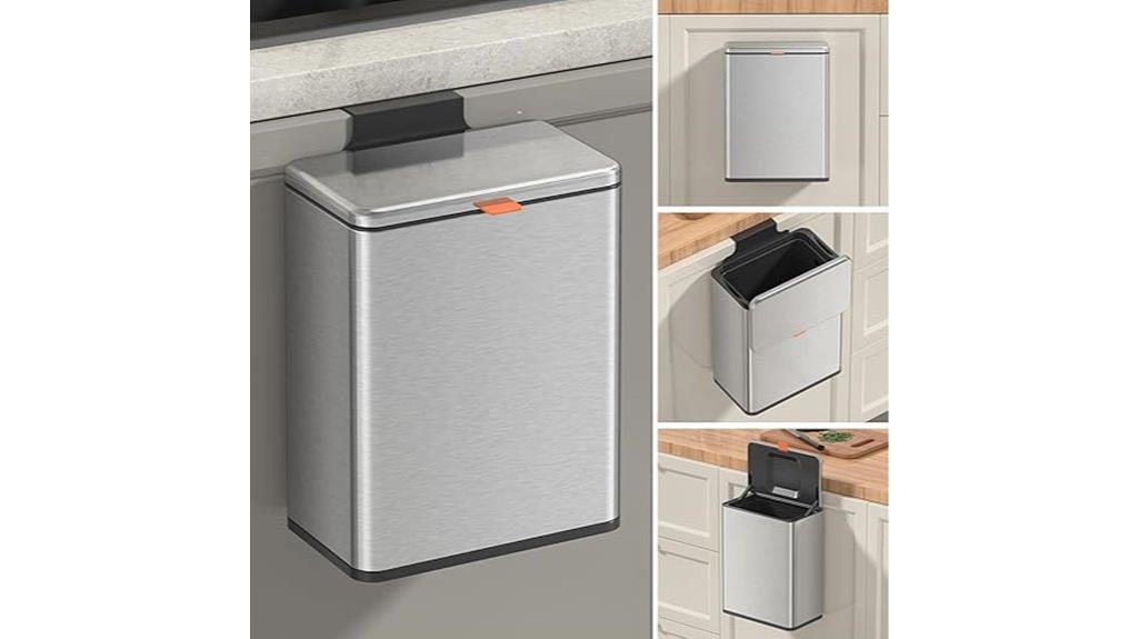 stainless steel compost bin