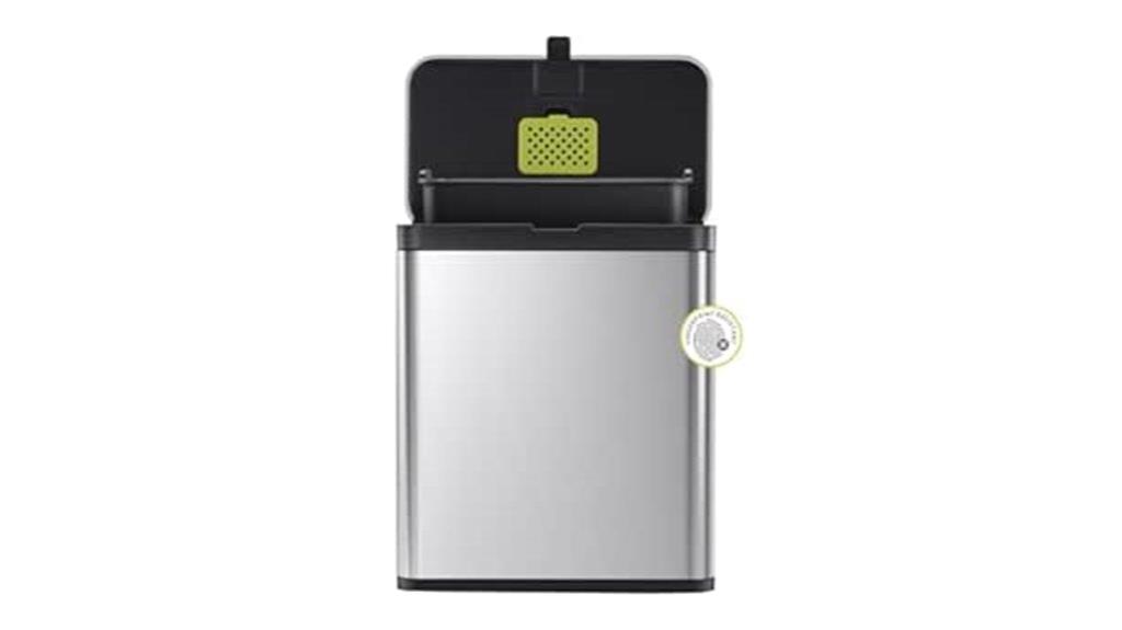 stainless steel compost bin