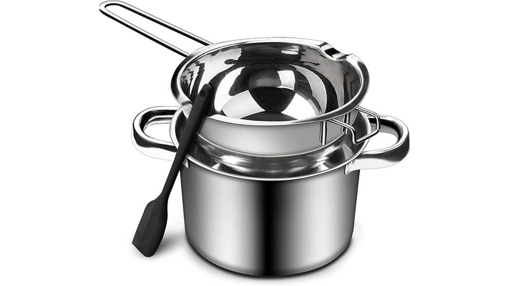 stainless steel double boiler