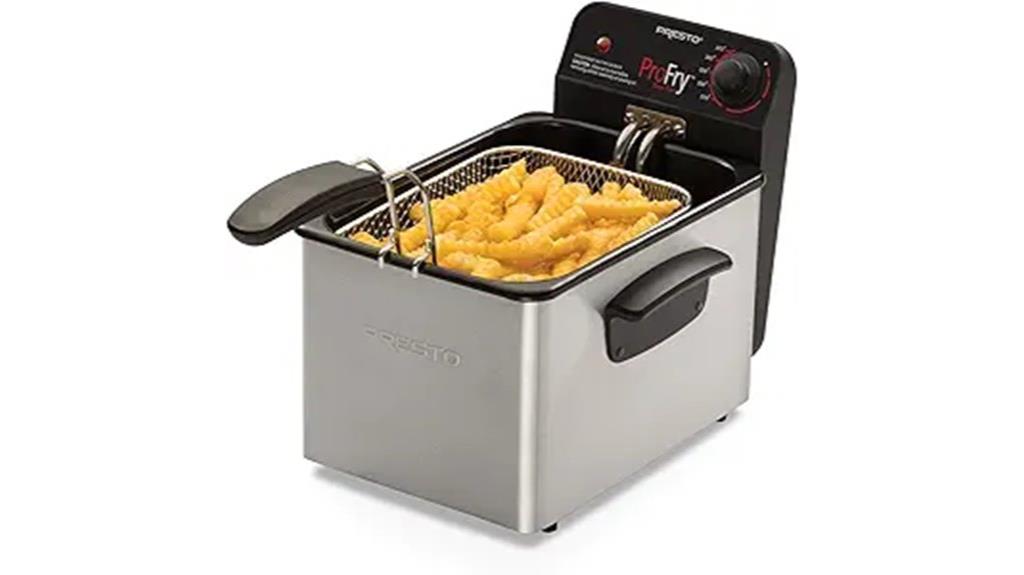 stainless steel immersion fryer