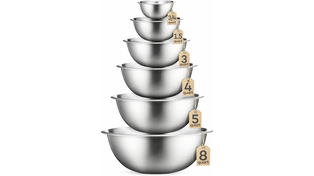 stainless steel kitchen bowls