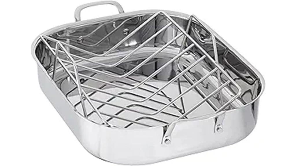 stainless steel roasting pan