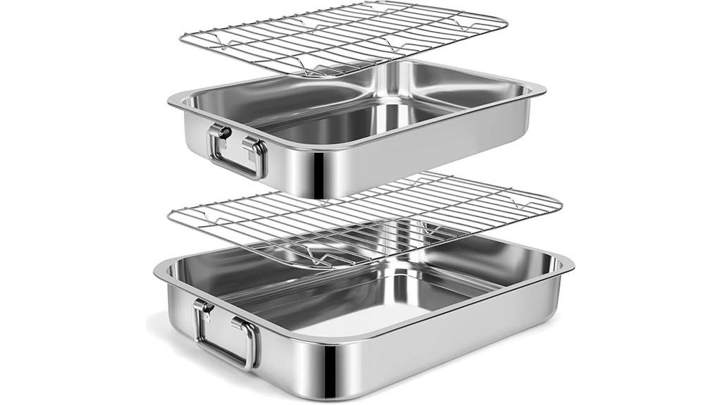 stainless steel roasting pans