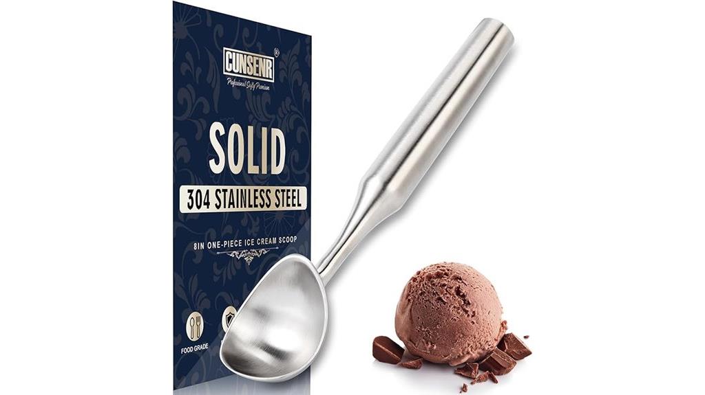 stainless steel scoop handle