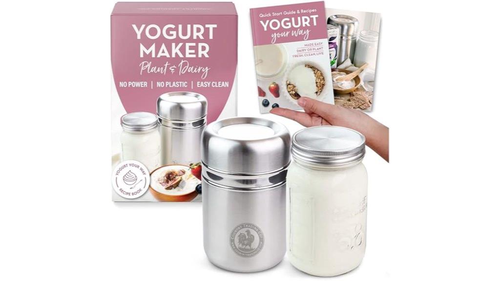stainless yogurt maker jar