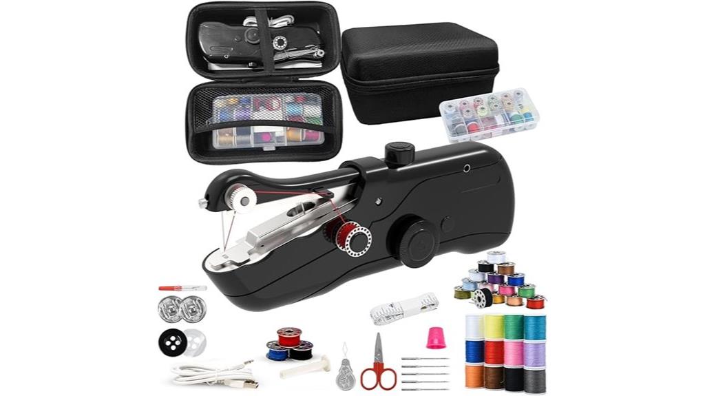 starter sewing kit with case