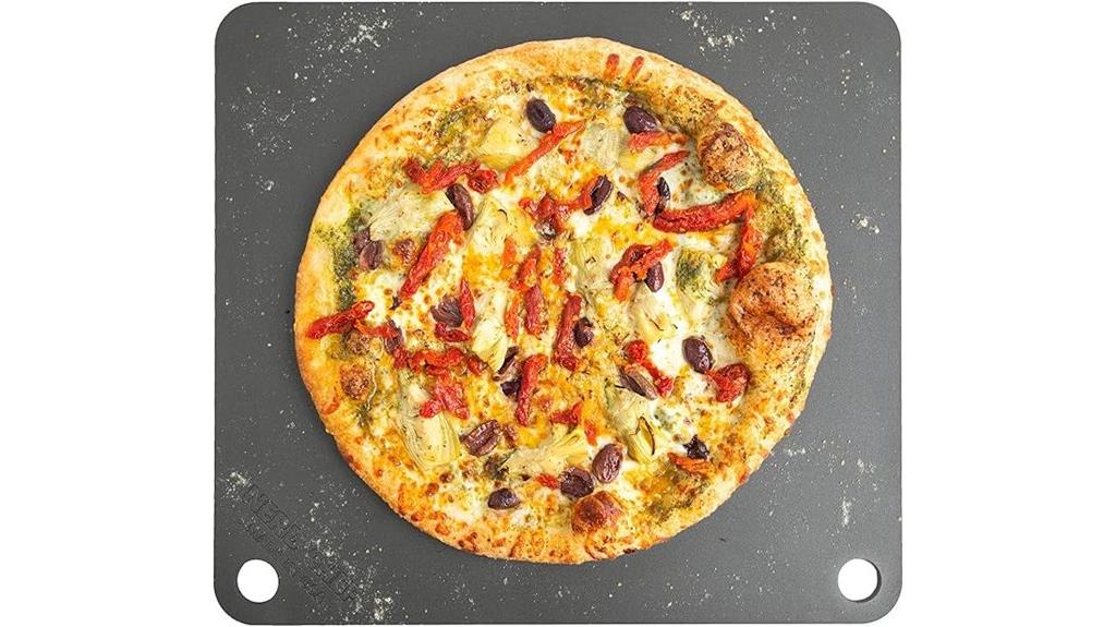 steel stone pizza pan