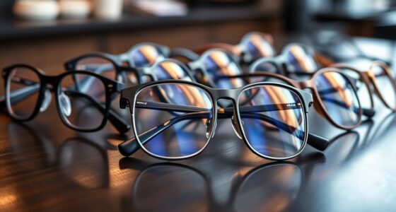stylish blue light glasses