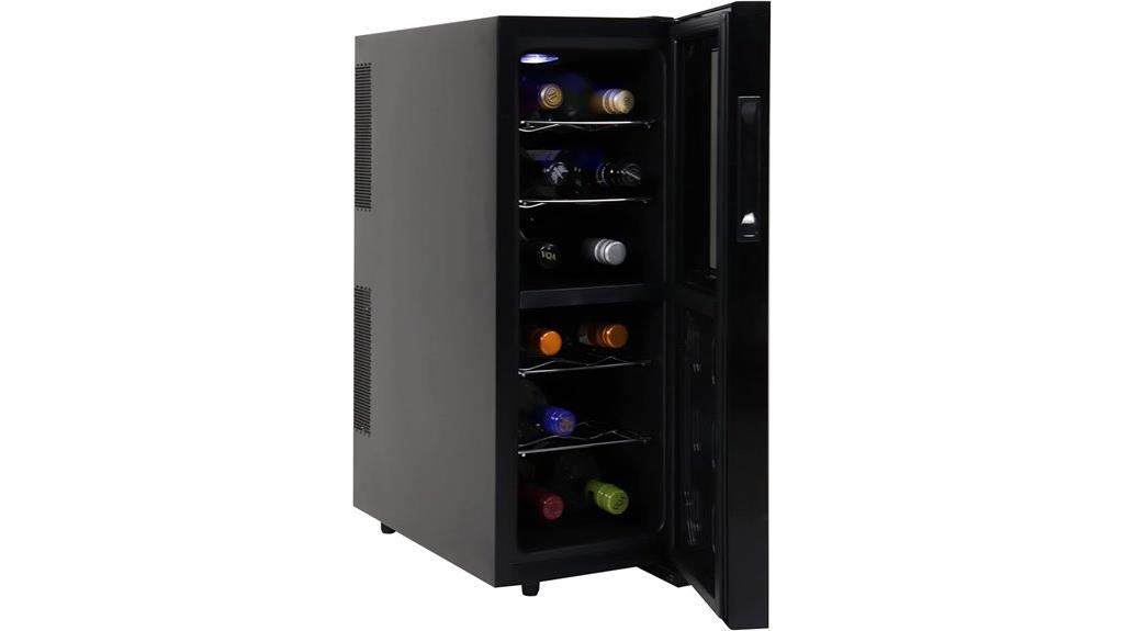 stylish compact wine cooler