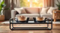 stylish elevated dog bowls