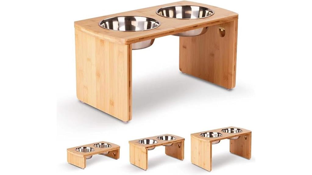 tall stainless steel feeder