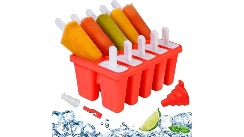 ten cavity silicone ice molds