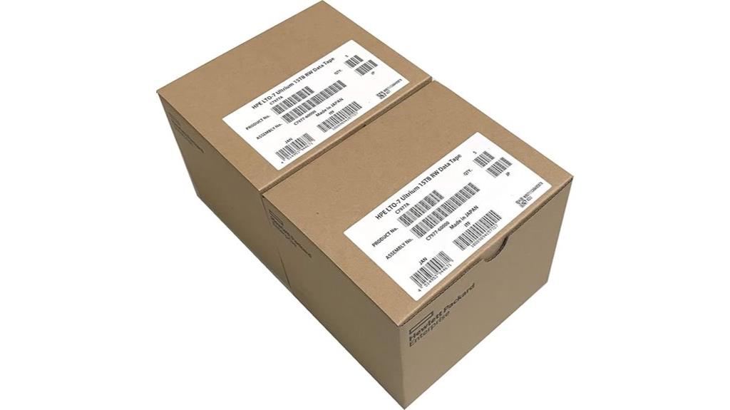 ten hpe lto 7 cartridges