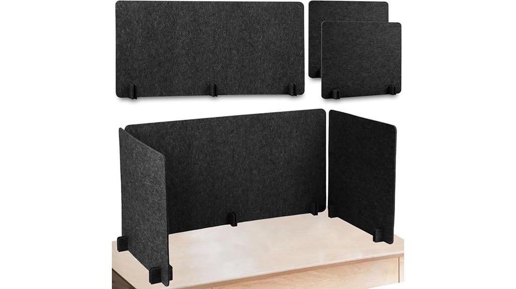 three part desk divider