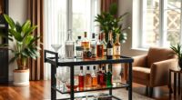 top bar carts for entertaining