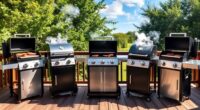 top charcoal grill smoker combos