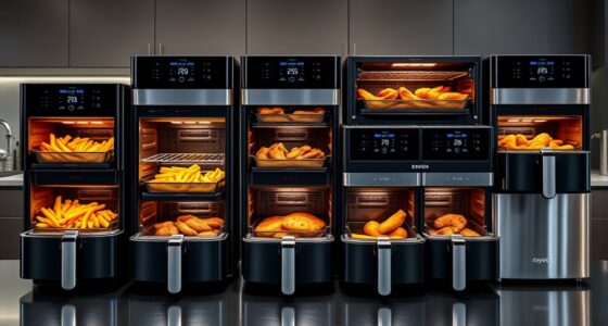 top double door air fryers