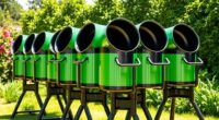 top dual chamber compost tumblers