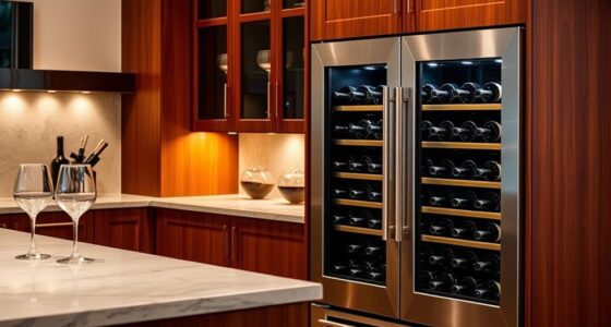 top dual zone wine chillers