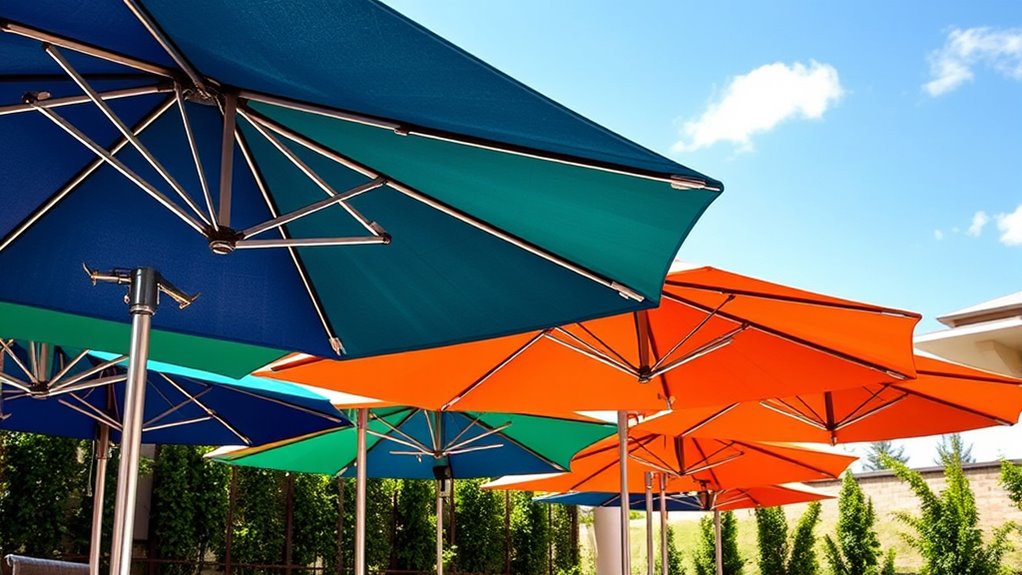 top durable stylish patio umbrellas
