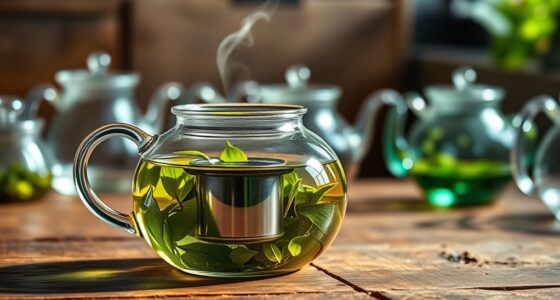 top glass teapots with infuser