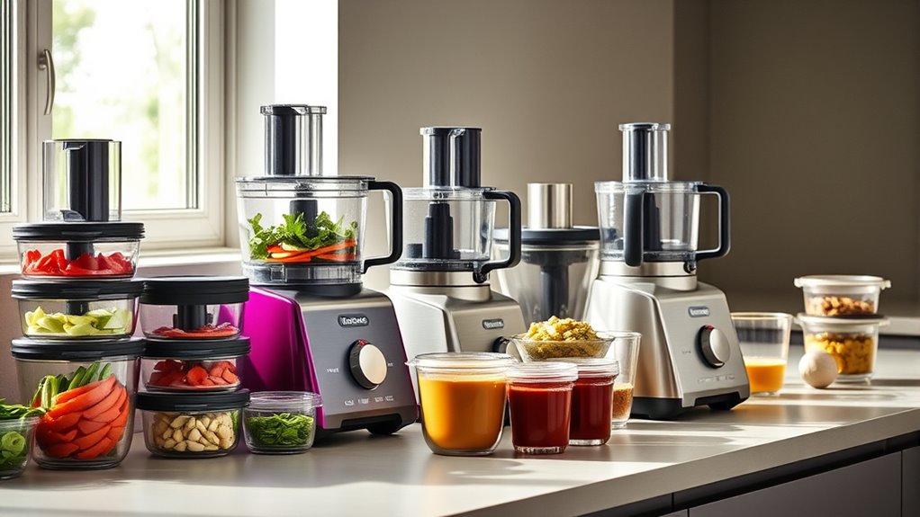 top high capacity meal prep processors