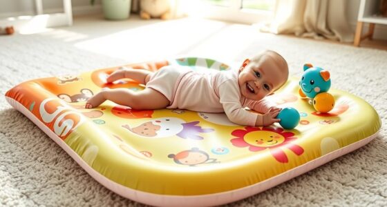 top inflatable tummy time mats