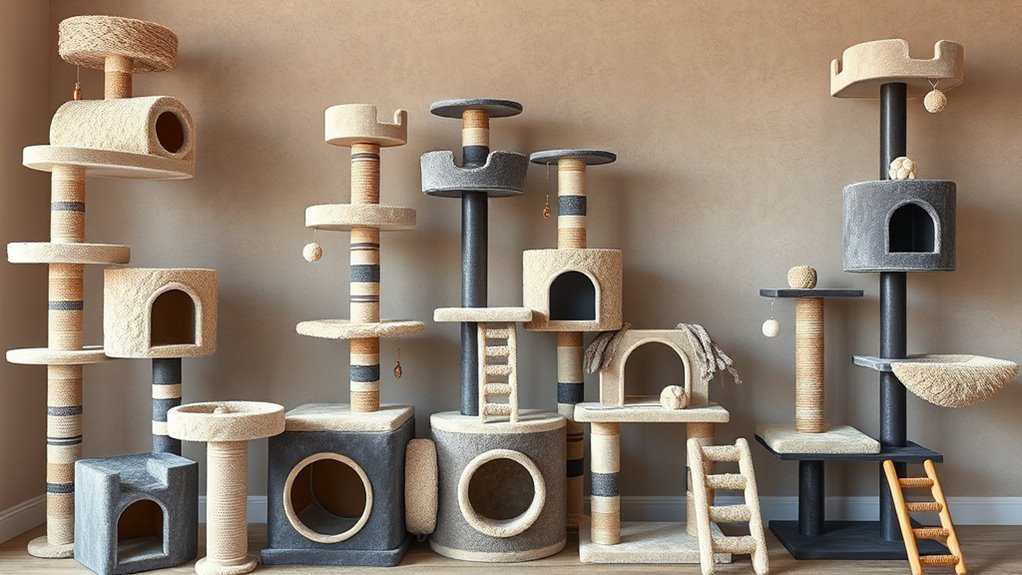 top luxury feline climbing structures