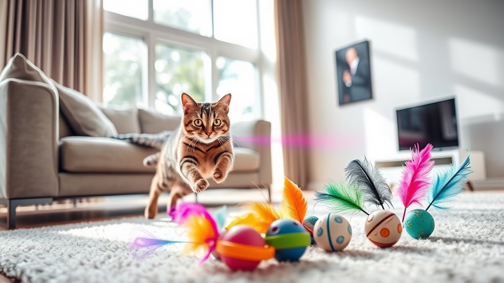 top motion activated cat toys