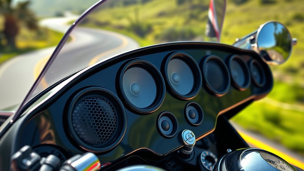 top motorcycle dash speakers