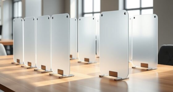 top noise blocking desk dividers