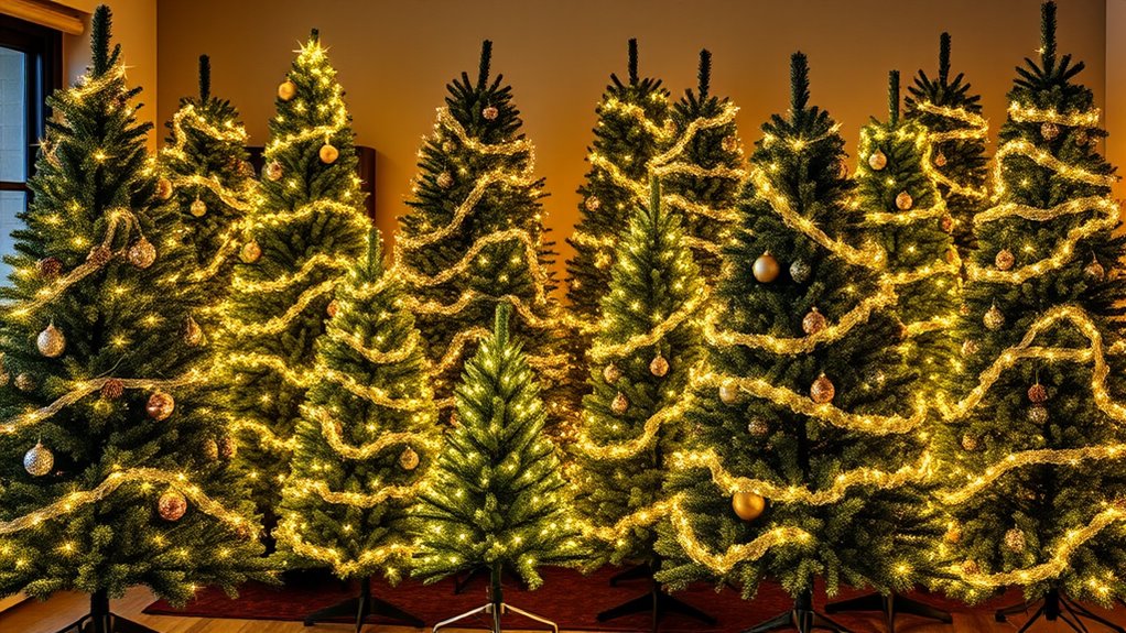 top pre lit holiday trees