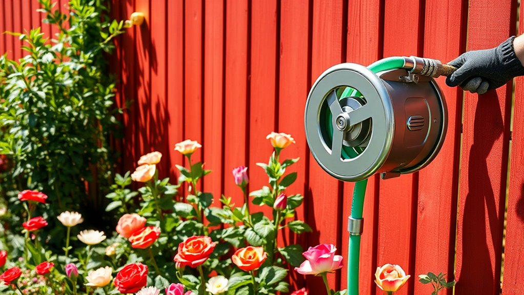 top retractable garden hose reels