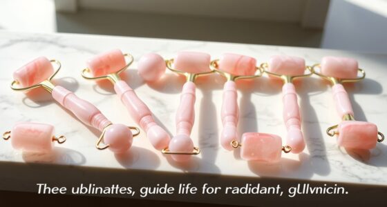 top rose quartz facial rollers
