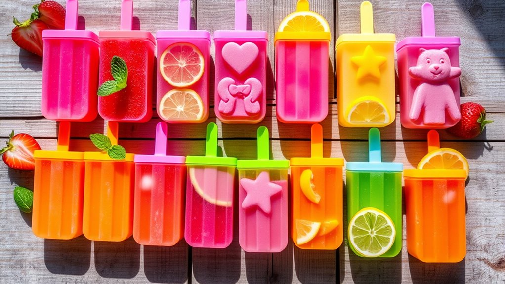 top silicone popsicle molds