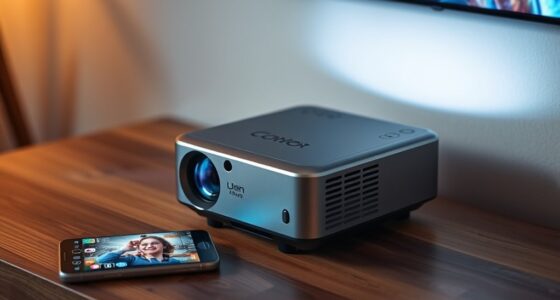 top small screen projection