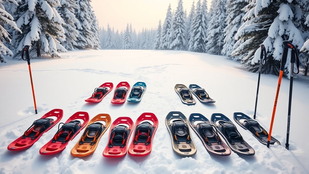 top snowshoe kits with adjustable poles