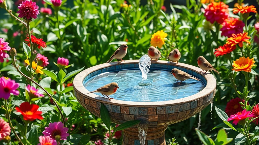 top solar birdbath fountains