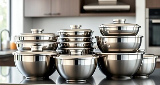 top stainless mixing bowls