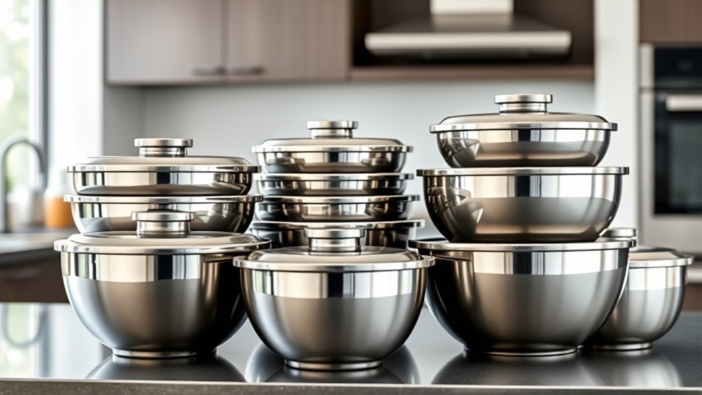 top stainless mixing bowls