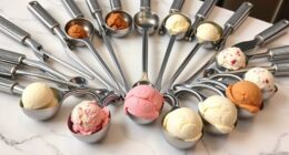 top stainless steel ice cream scoops