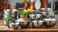 top stainless steel mixing bowls