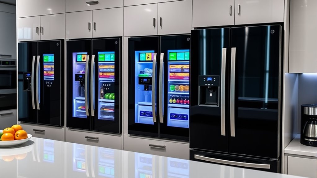 top touch screen smart refrigerators