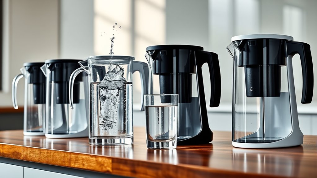 top water filter pitchers