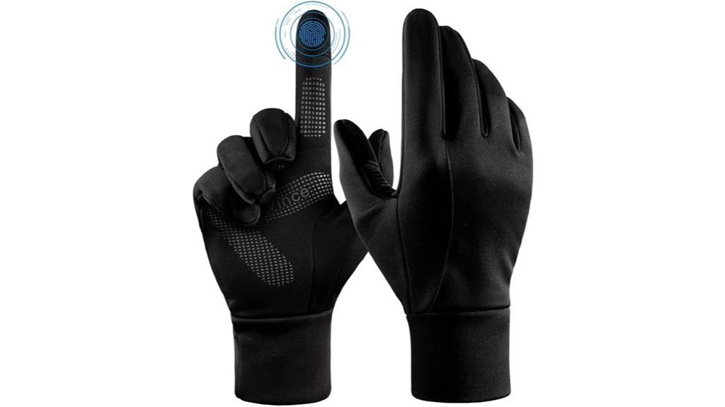 touchscreen water resistant winter gloves