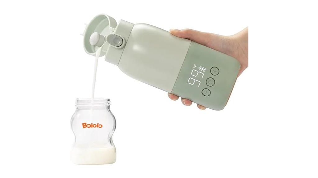 travel friendly bottle warmer