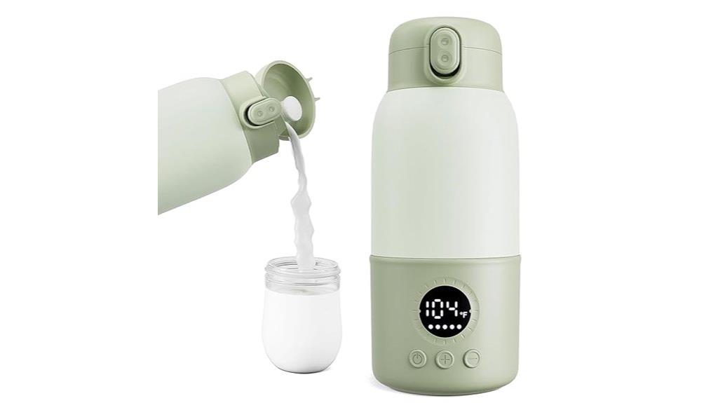 travel friendly bottle warmer