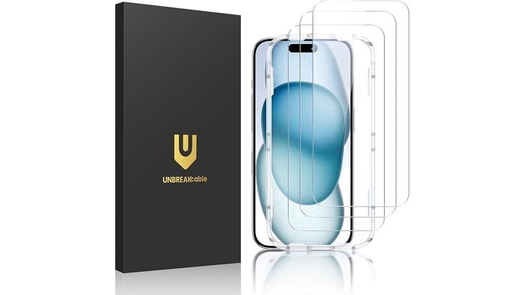 triple pack screen protector