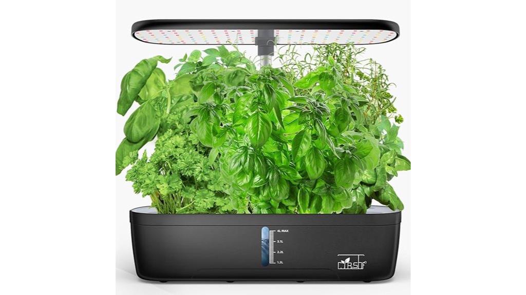 twelve pod hydroponic system