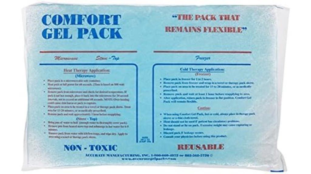 two comfort gel packs